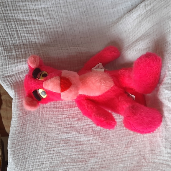 Other - 14 inch pink Panther vintage stuffed animal 1964 Mirishc Geoffrey